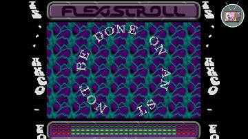Decade Demo: The Flexiscroll by The Resistance, 1991 | Atari ST Intro