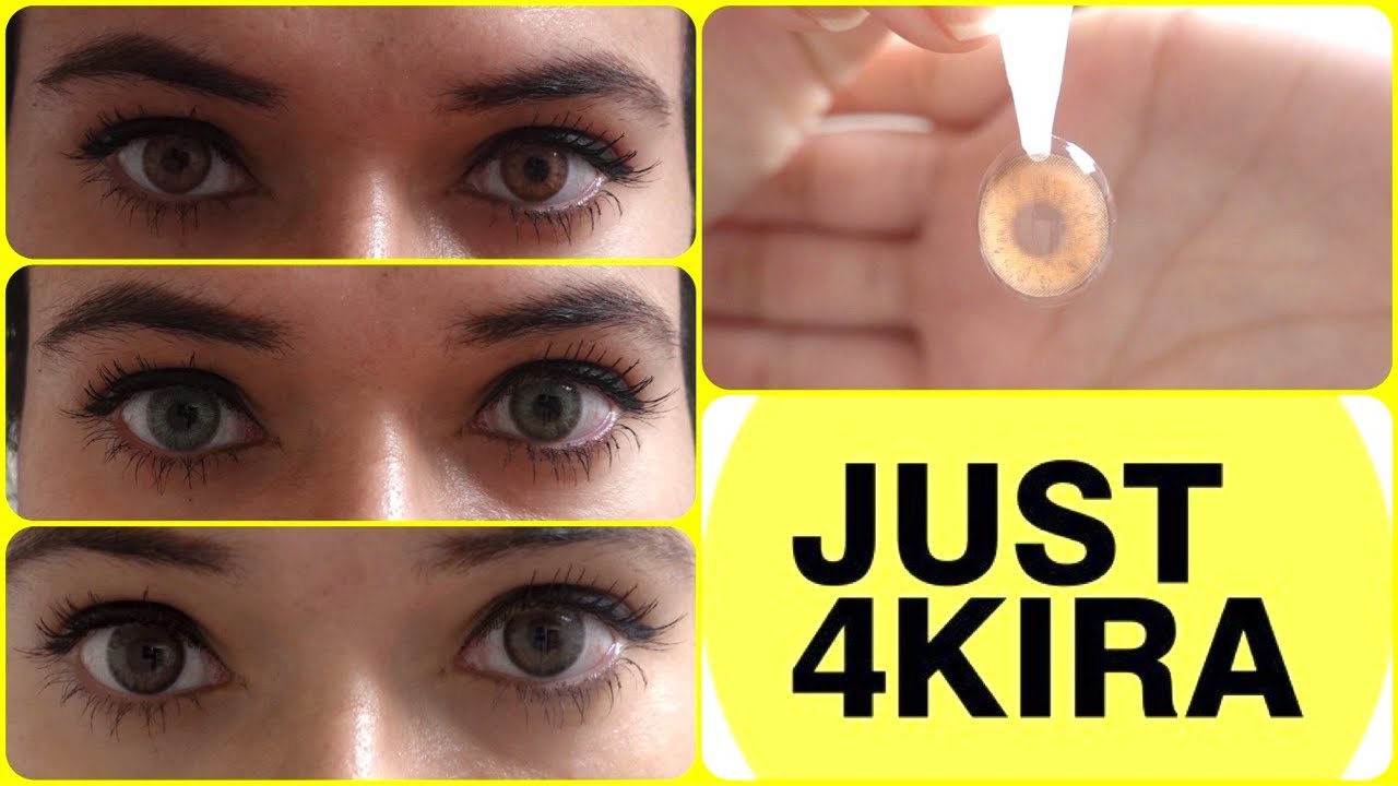 Just4Kira contact lenses Best colored contacts for brown eyes YouTube