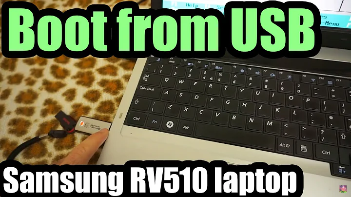 How to boot from USB? (Samsung RV510 laptop)