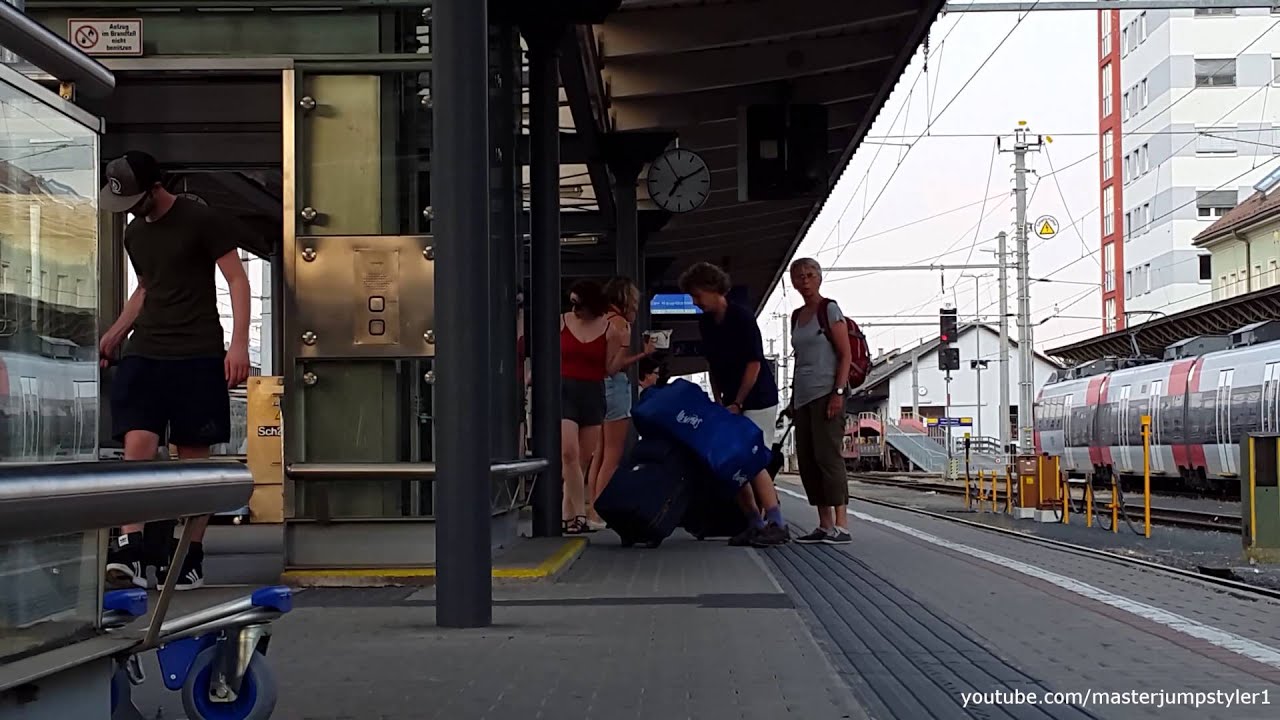 Girl dancing at the train station [4K] YouTube