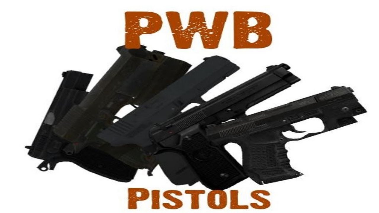 Garry's Mod | PWB Pistols pack mod ( By Полковник )