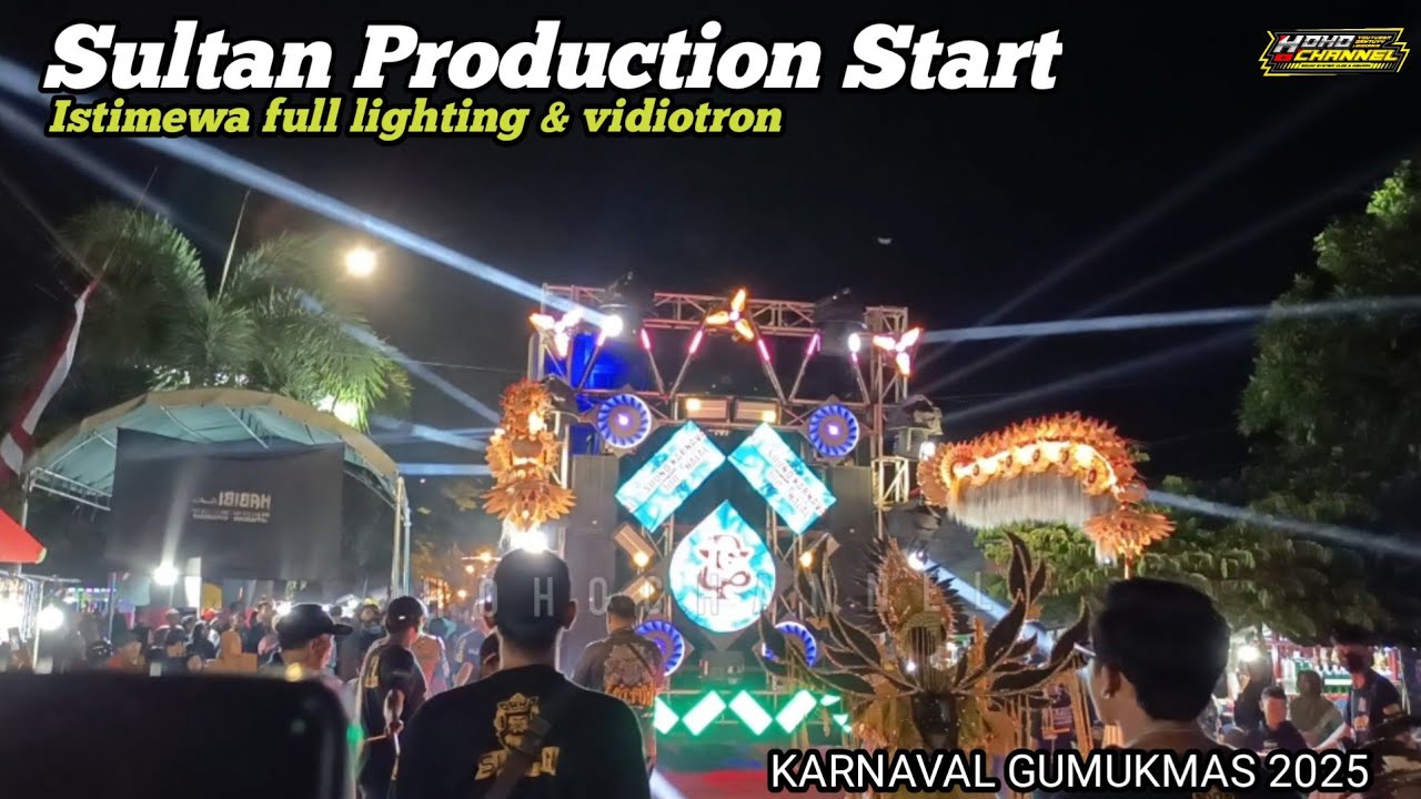 SULTAN PRODUCTION NO12 ISTIMEWA FULL VIDIOTRON & LIGHTING DEPAN BELAKANG KANAN KIRI 🔥
