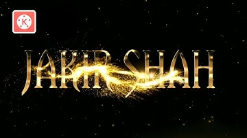 How to make Golden Particles intro made with kinemaster and pixellab