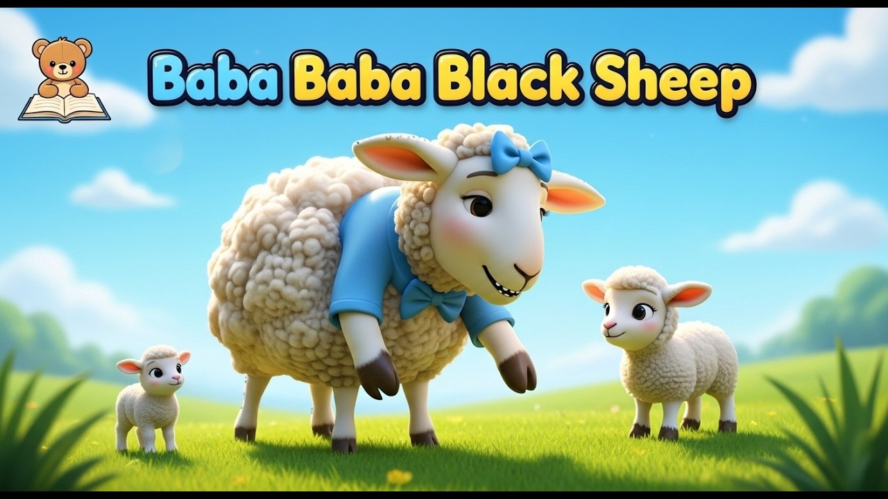 Baba Video Baba Baba Black Sheep | Kids Poem | Children Songs | Learning Video ...