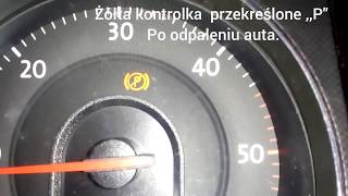 'Żółte P' Błąd hamulca ręcznego (Handbrake error) VW Passat B5 Vag mini