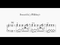 Beautiful cover(原曲key)