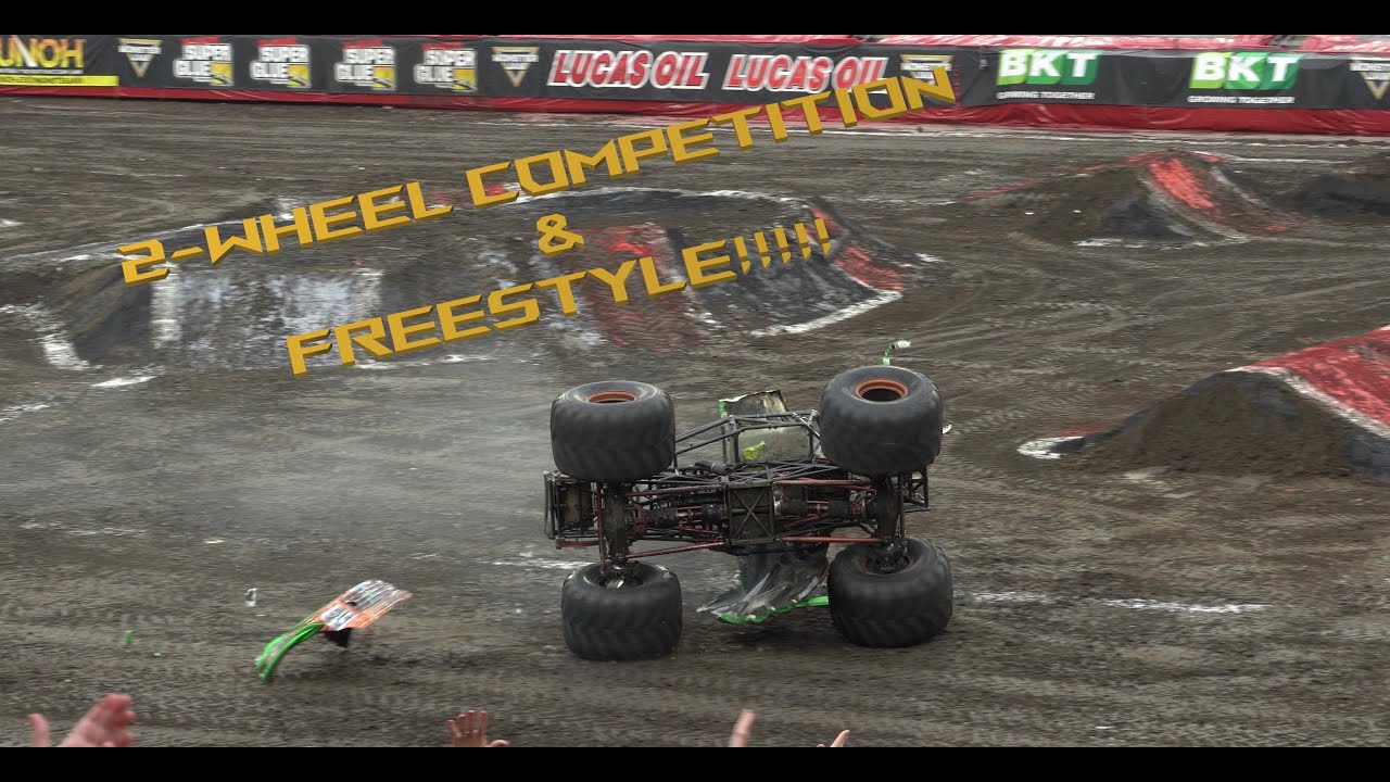 Monster Jam Tampa 2022 Day 2 2 wheel comp & Freestyle YouTube