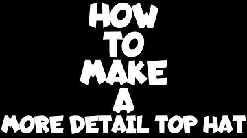 How to make a more detailed Top Hat in Blender - 2.91! (EASY)