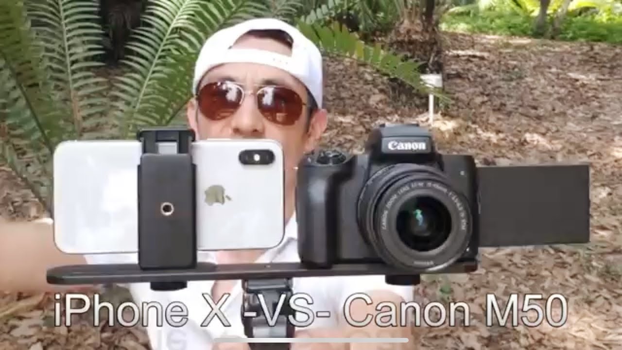 ingeniør Tante Gør det ikke Canon M50 vs iPhone X: Video & Audio Comparison Test (Which One is Better?)  - YouTube