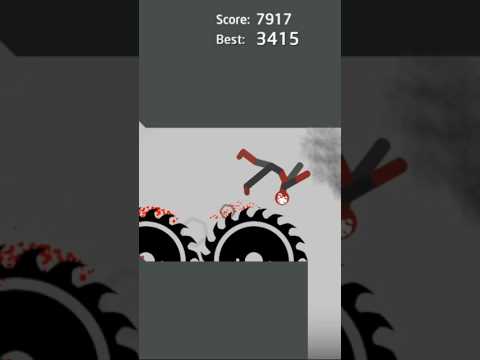 Stickman falling gameplay video ll #short #viral #shortfeed #trending