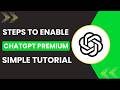 How to enable ChatGPT premium