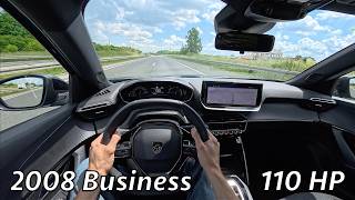 Peugeot 2008 Hybrid 2026 POV Test drive (110 HP 6S e-DCS)
