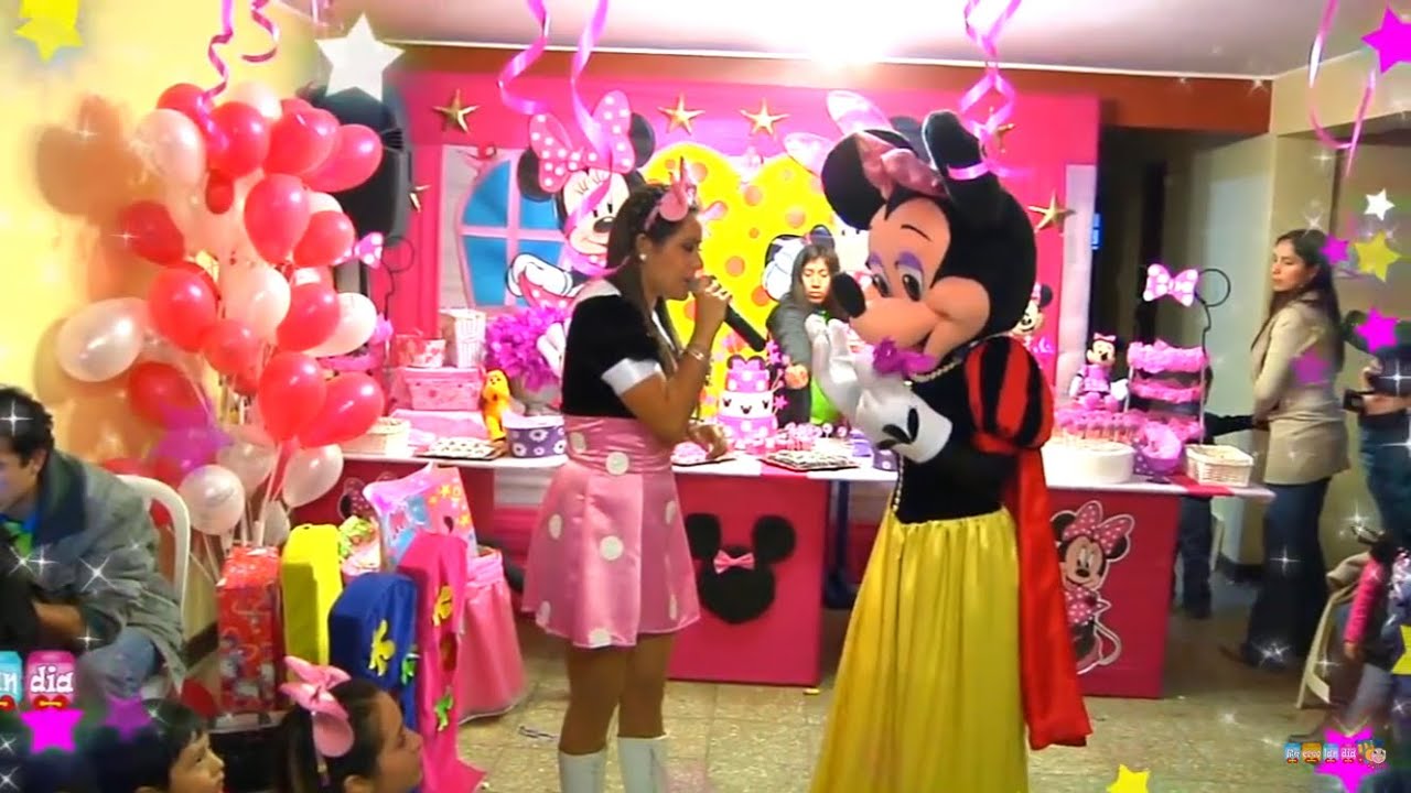SHOW CON MINNIE Y MICKEY en RECREOLANDIA