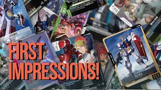 Gundam Card Game Beta FIRST IMPRESSIONS! | No Dice, No Problem Episode #28