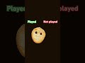 What I’ve played and haven’t played
