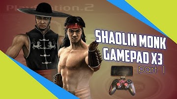 Gameplay Mortal combat shaolin monk aethersx2 pakai gamepad x3 plus codebreaker part 1