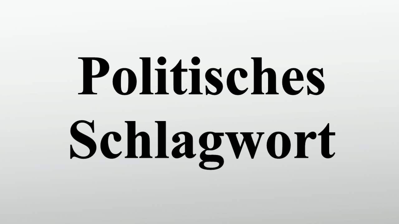 Politisches Schlagwort