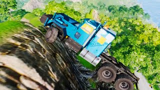 MONSTER TRUCK JUMP - CRASH #002 BeamNG.drive