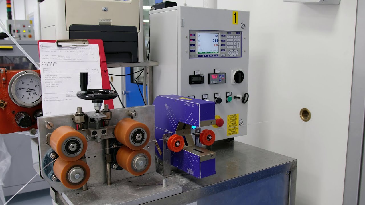 Extruline Laser micrometers for diameter measurement YouTube