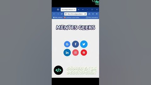 Cómo crear un logo animado con iconos de redes cociales en HTML y CSS | Efecto bounce sin JavaScript