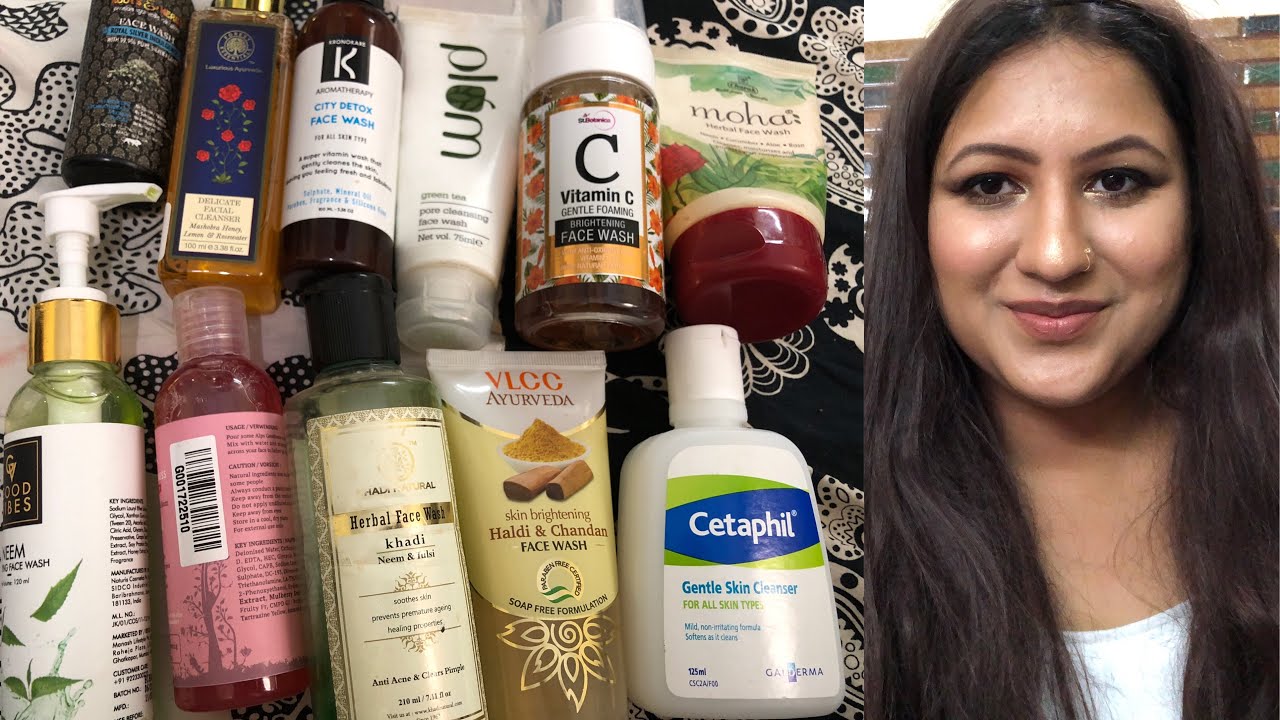 Top 10 Face Washes in India for all skin types/ Ranked from best YouTube