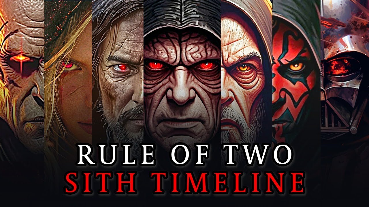 The COMPLETE Rule of Two Timeline | STAR WARS LEGENDS
