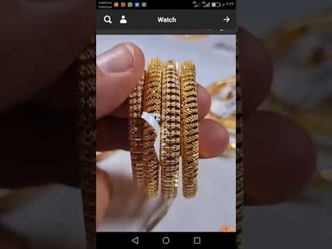 اساور دهب ومن غير فصوص فرصة لمحبى الدهب الصافى و فرصة لكارهين الفصوص 