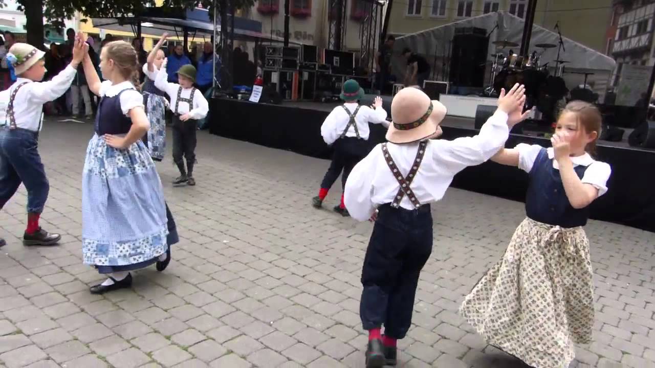 40. Krämerbrückenfest 2015 - Thüringer Folklore Ensemble