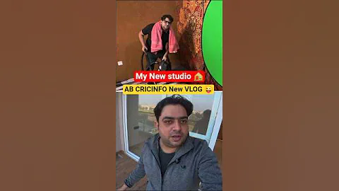 AB Cricinfo new studio reveal 😜| new vlog | #dailyvlog #vlog #shorts #vlogger