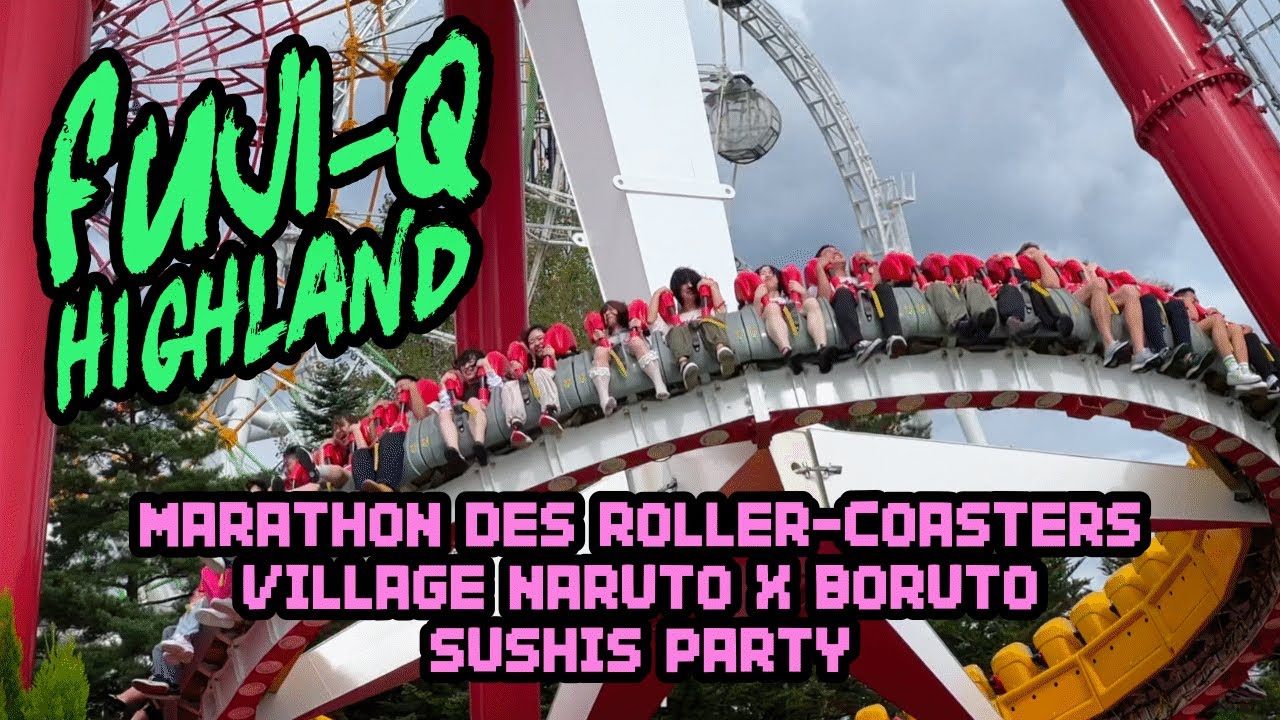 🇯🇵 FUJI-Q HIGHLAND : des sensations pures🎢  #japon #vlog #voyage #fuji-q #rollercoaster