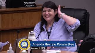St. Tammany Parish Council Agenda Review 12/18/2024