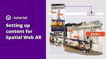 Onirix tutorial: Spatial web AR - Configuring your Space - real industrial environment (boiler room)