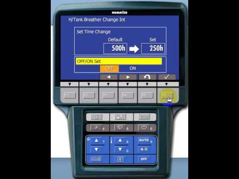 Video PC200-8 ~PC8000-8 Komatsu monitor service mode (cho... - youtube
