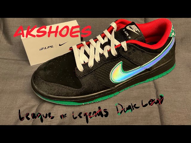 In hand look: 2022 Nike Dunk Low “LPL” League of Legends Pro League -  YouTube