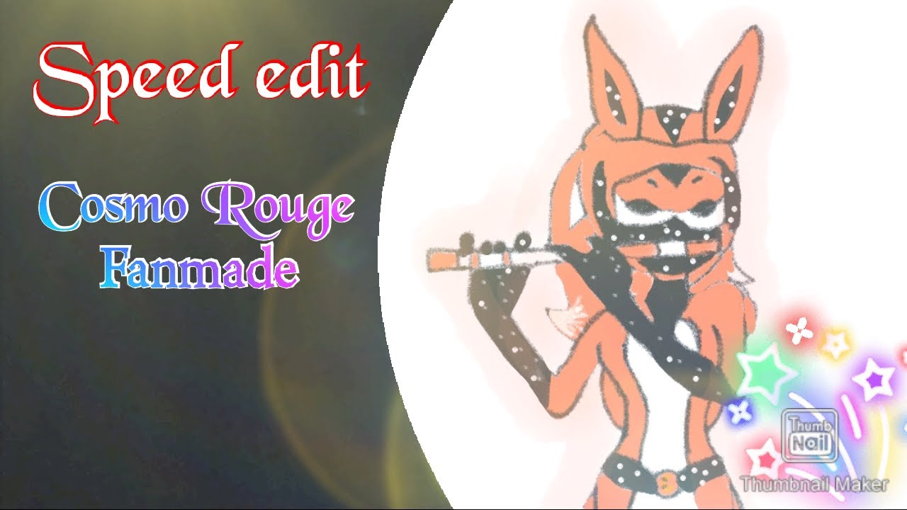 MIRACULOUS | 🐞 COSMO ROUGE - SPEEDPAINT ☯️ | FANMADE | Tales of Ladybug & Cat Noir