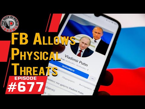 The Nick Di Paolo Show - "FB Allows Physical Threats"- YouTube "Friendly" Version