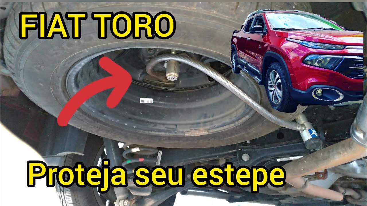 Fiat Toro Como Proteger seu estepe Contra Roubo 😎 - YouTube