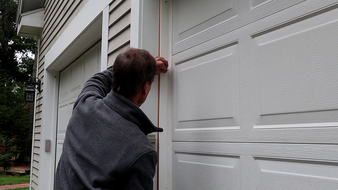 Installing Weather Strip On Garage Door