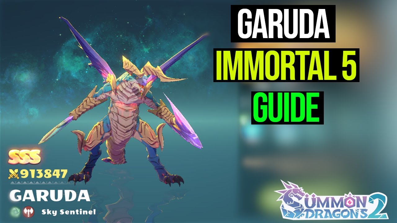 Garuda (Immortal 5) Guide PvP Testing [Summon Dragons 2] YouTube