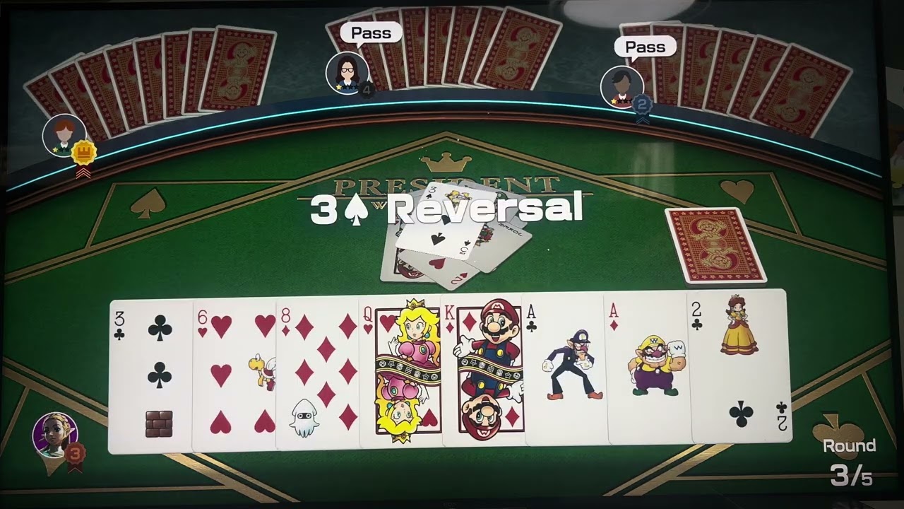 First game of president, my WORST luck ever 