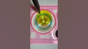 Spirograph beautiful pattern😍 #art #asmr #satisfying #shorts