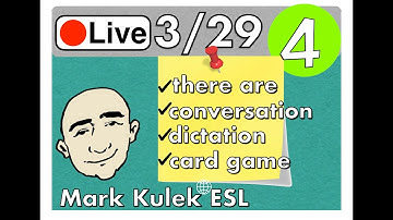 There Are + more (live English lesson) | Mark Kulek - ESL