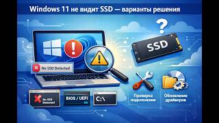 Windows 11 не видит SSD — варианты решения