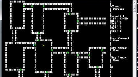 ASCII Based Roguelike Prototype