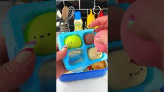 Packing School Lunch with Fidget Food *BENTO Box* Satisfying Video ASMR! #shorts #fidgets #asmr 🥪