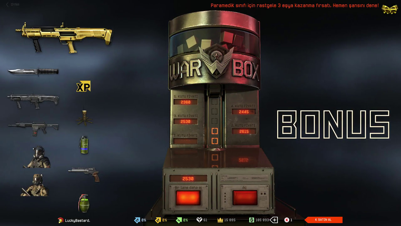 Warface (WAR BOX) only 270 k  Gold ARX106 and other 5 weapons