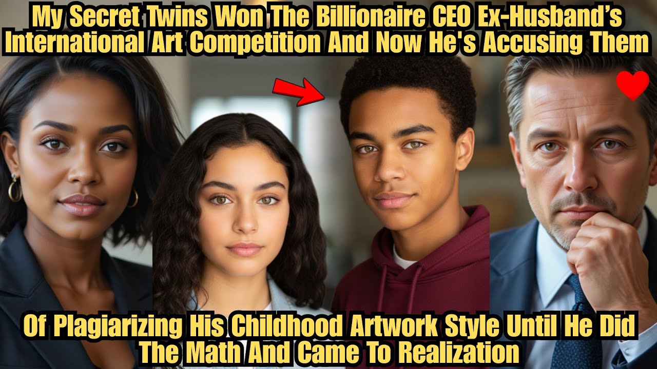 My Secret Twins Won The Billionaire CEO's Ex-Husband's International Art Competition And Now He's