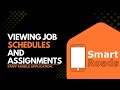 Viewing Job Schedules and Assignments | Mobile App Tutorial