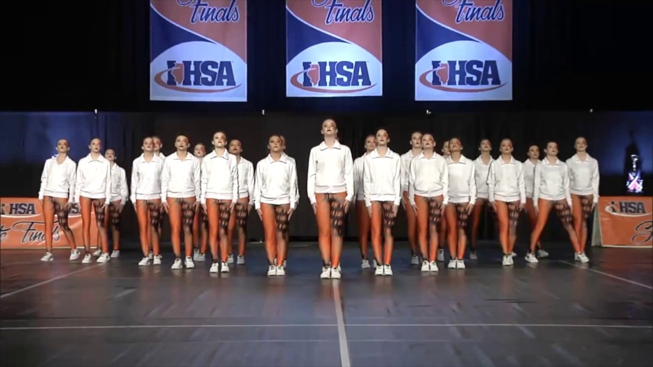 Lincoln-Way West varsity dance team state 2017