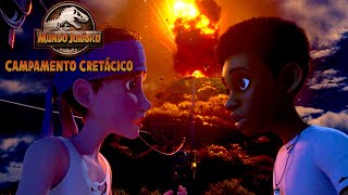 Una carrera explosiva contra la Indóminus Rex | JURASSIC WORLD CAMPAMENTO CRETÁCICO | Netflix